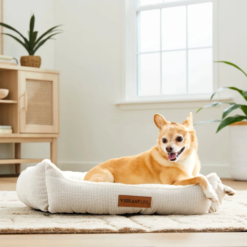 Plush Pet Bed for Medium Sized Dogs
