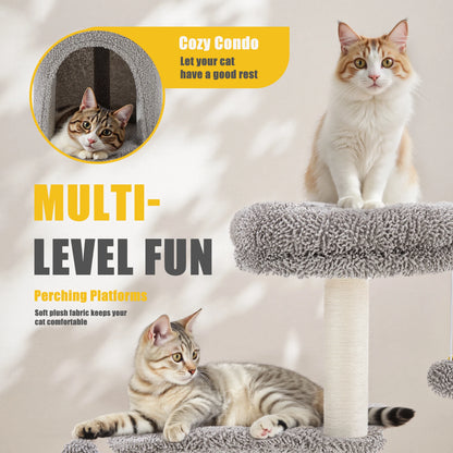 33IN Multi-Level Cat Tree Tower