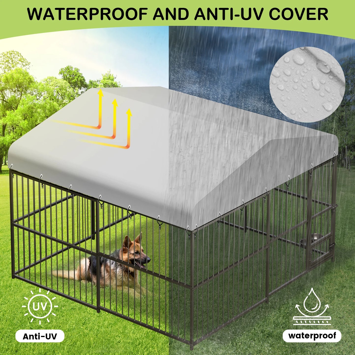 Large Outside Dog Kennel