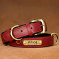 Personalized Leather Custom Dog Collar