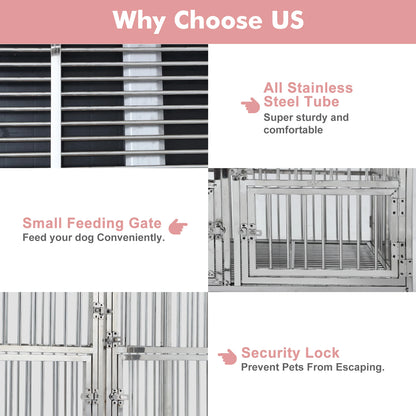 48" Dog Crate Cage Kennel