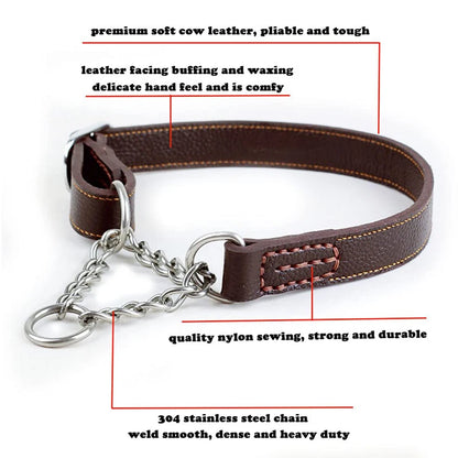 Martingale Leather No Pull Collar