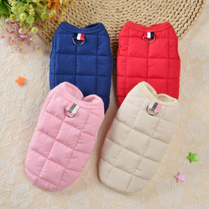 Cotton Padded Vest Jacket for Small Dogs