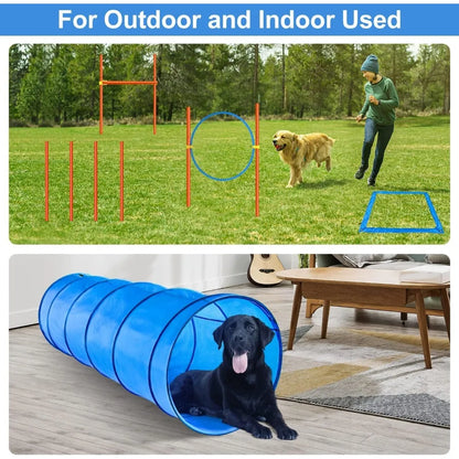 Dog Agility Course Backyard Set