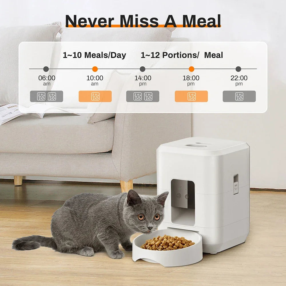 Automatic Wi-Fi Smart Pet Feeder