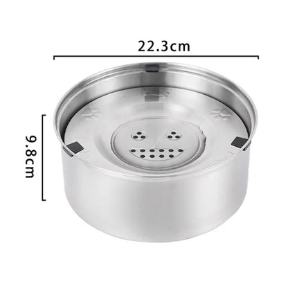 Stainless Steel Anti-Splash Dog Water Dispenser