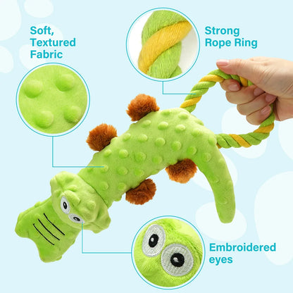 Alligator Tug of War Toys for Dogs