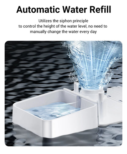 2 in 1 Automatic Pet Feeder Gravity Water Fountain