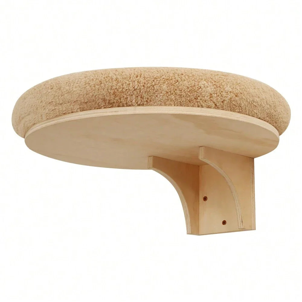 Wall Mounted Solid Wooden Furniture Climbing Ladder for Cats