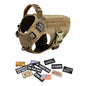 Military Style Large Dog Harness Collar