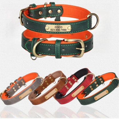 Personalized Leather Custom Dog Collar