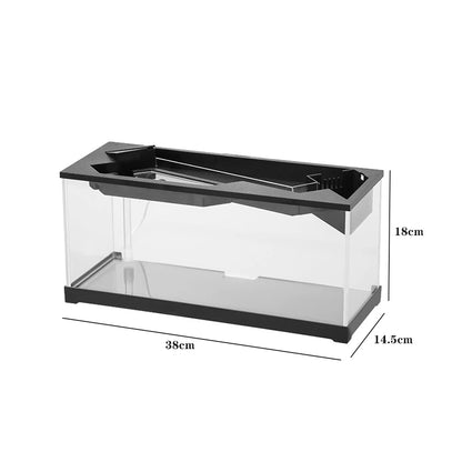Desktop Fish Tank for Shrimp Small Fish Guppy