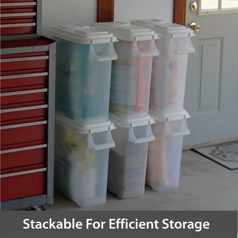 16 Quart Pet Food Dispenser with Pouring Spout