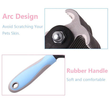 Grooming, Knot Cutter and Shedding Double Sided Hair Removal Brush/Comb