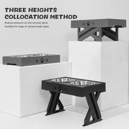 Elevated Stainless Steel Dog Bowl