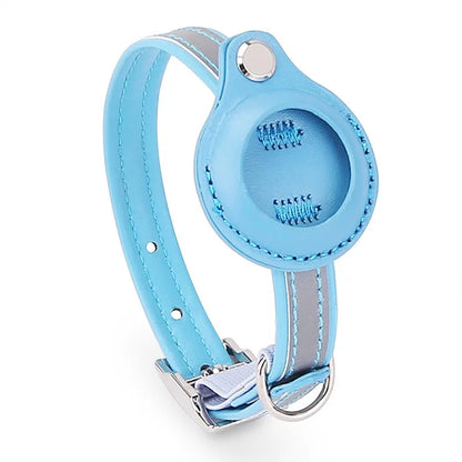Leather Pet Collars For Apple Air-Tag