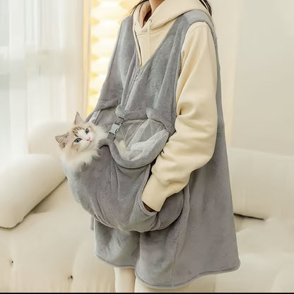 Cozy Cat Carrier Apron for Bonding & Daily Wear