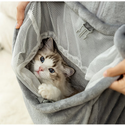 Cozy Cat Carrier Apron for Bonding & Daily Wear